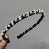 Pearl Hair Clips Textured Hair Hoop Headdress