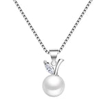 Zircon Gemstone Pendant 925 Silver Necklace for Women