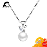 Zircon Gemstone Pendant 925 Silver Necklace for Women