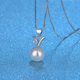 Zircon Gemstone Pendant 925 Silver Necklace for Women