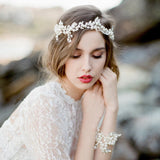 Pearl Tiara Bridal Headband Wedding Hair Accessories