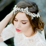 Pearl Tiara Bridal Headband Wedding Hair Accessories