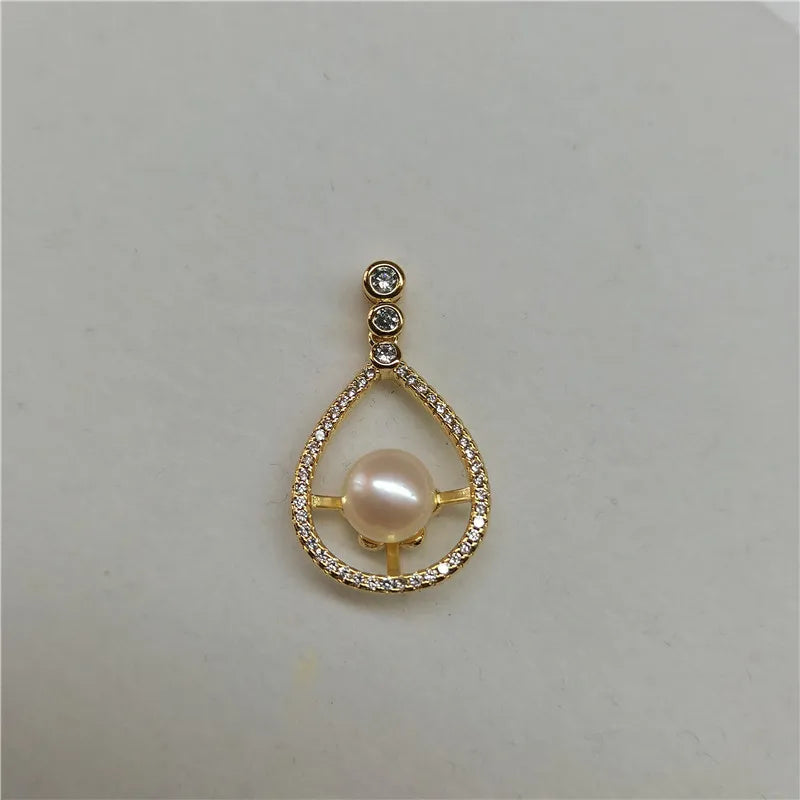 Pendant Base Mount Finding Settings Jewelry Parts for Pearls Corals