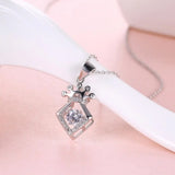 Hollow Crown Pendant Necklace for Women