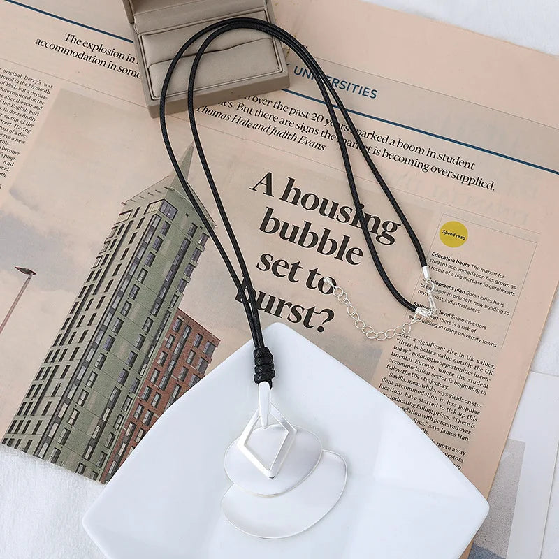 Link Chain Necklace Vintage Pendants Jewelry Gift