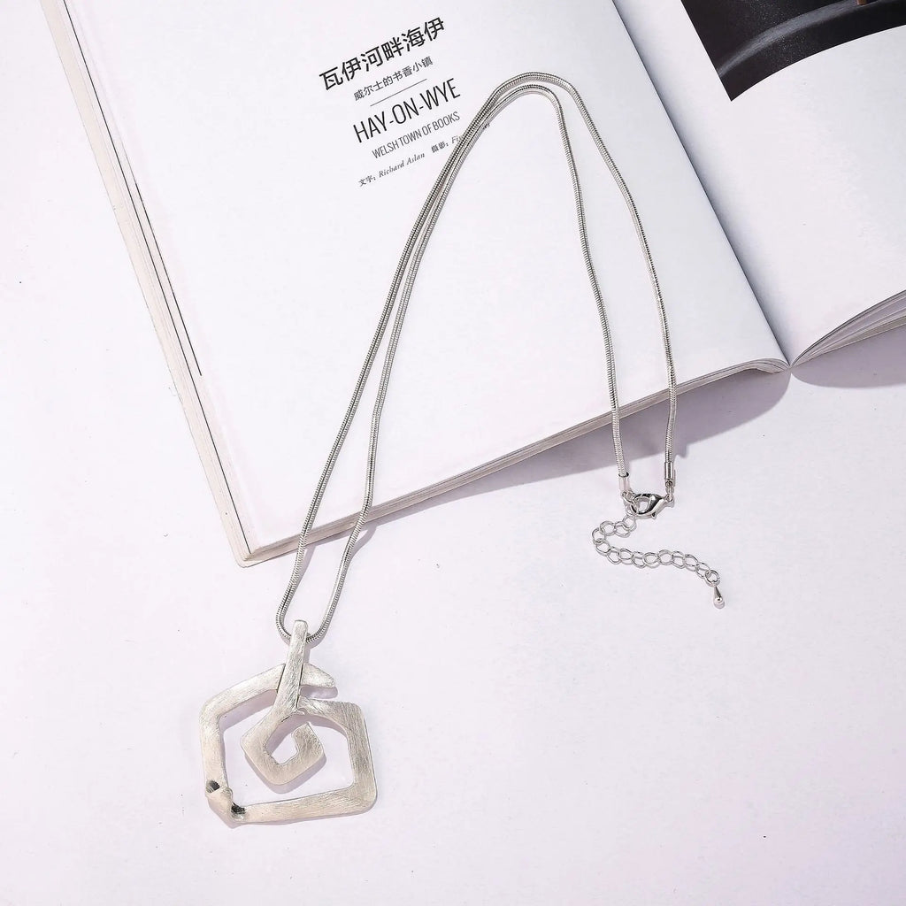 Vintage Link Chain Necklace Pendant Jewelry Gift