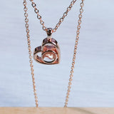 Heart Shaped Projection Necklace for Women