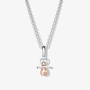 Pink Star Necklace Set For Womens DIY Pacifier Charm Necklaces