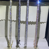 Princess Cut Lab Diamond Bangle 14K Engagement Wedding Bracelets