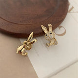 Rabbit Earrings Women Rabbit Year Classic Gift to Girlfriend Birthday