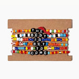Rainbow Bracelet 6 Combination Bracelets Lucky Girl Beaded Crystal Birthday Gift