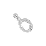 925 Sterling Silver A~Z Letter Pendant for Women DIY Necklaces Charms