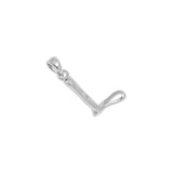 925 Sterling Silver A~Z Letter Pendant for Women DIY Necklaces Charms