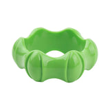 Resin Irregular Cuff Bracelets Bangles for Women Acrylic Wide Round Bracelet