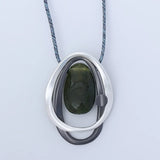 Resin Pendant Necklace Women Jewelry Link Chain Necklace
