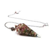 Retro Pendulum Pendant Natural Crystal Stone Reiki Yoga Jewelry