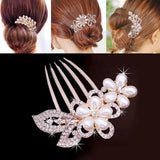 Bridal Rhinestone Hair Clips Crystal Hairpin