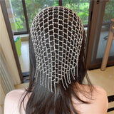 Rhinestone Mesh Shape Hair Hoop Headband Accesories Tiara Headdress