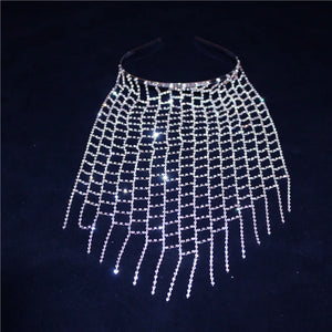 Rhinestone Mesh Shape Hair Hoop Headband Accesories Tiara Headdress