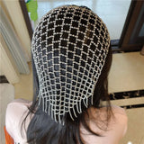 Rhinestone Mesh Shape Hair Hoop Headband Accesories Tiara Headdress