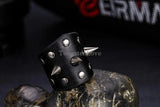 Punk Leather Rivet Bracelet Gothic Bangle Skull Jewelry