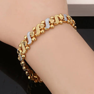 Romantic Heart Bracelet Dubai Ethiopian African Women Jewelry