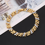 Romantic Heart Bracelet Dubai Ethiopian African Women Jewelry