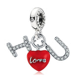 S925 Silver Family Snake Bone Bracelet Set Red Sweet Romantic Women Lover