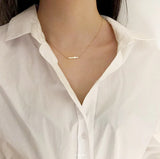 Sideways Cross Necklace 925 Sterling Silver Religious Choker Gift Faith