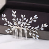Rhinestone Bridal Hair Comb Wedding Hair Accessories Tiara