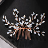 Rhinestone Bridal Hair Comb Wedding Hair Accessories Tiara