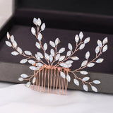 Rhinestone Bridal Hair Comb Wedding Hair Accessories Tiara
