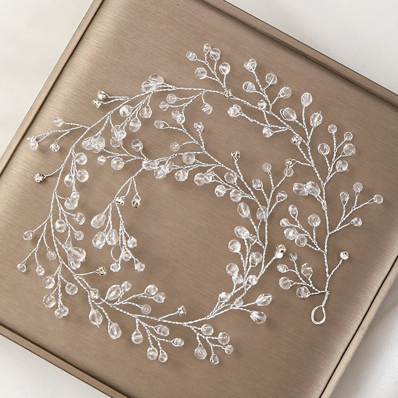 Silver Rhinestones Wedding Ornaments Tiaras Baroque Crystal