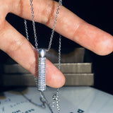 Geometric Zircon Necklace for Women