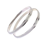 Frosted Cuff Hoop Bracelet Women Bangle Jewelry