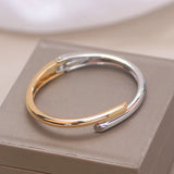 Metal Open Bangles Bracelet for Women Girls Gift