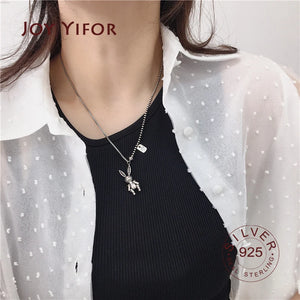 925 Sterling Silver Bear Tassel Necklace Pendant Round Jewelry