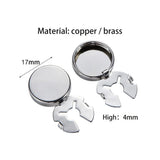 Men's Four-color Cufflinks Caps for Shirt Cuffs