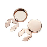 Men's Four-color Cufflinks Caps for Shirt Cuffs
