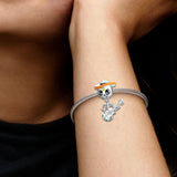 Skull/Shell Hanging Charm Fish Bead For Womens Snake Chain Bracelet
