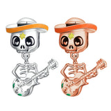 Skull/Shell Hanging Charm Fish Bead For Womens Snake Chain Bracelet