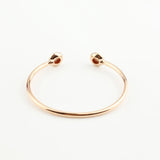 Sparkling Rose Open Bangle DIY Accessories Birthday Gift