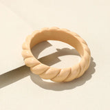 Bohemian Spiral Punk Resin Bracelet for Women