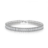 Lab Diamond CZ Necklace Cuban Chain Party Wedding Jewelry