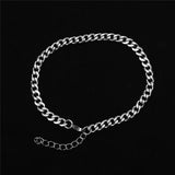 Stainless Steel Anklet Foot Ankle Bracelet Leg Chain Jewelry 23.5cm 1PC