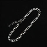 Stainless Steel Anklet Foot Ankle Bracelet Leg Chain Jewelry 23.5cm 1PC
