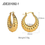 Croissant Hoop Earrings Small Circle Rouge Party Jewelry