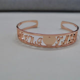 Personalized Women's Name Bracelet in Stainless Steel