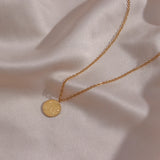 Stainless Steel Planet Pendant Necklace for Women