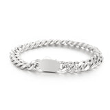 Stainless Steel Link Chain Bracelet ClassicCircle Silver